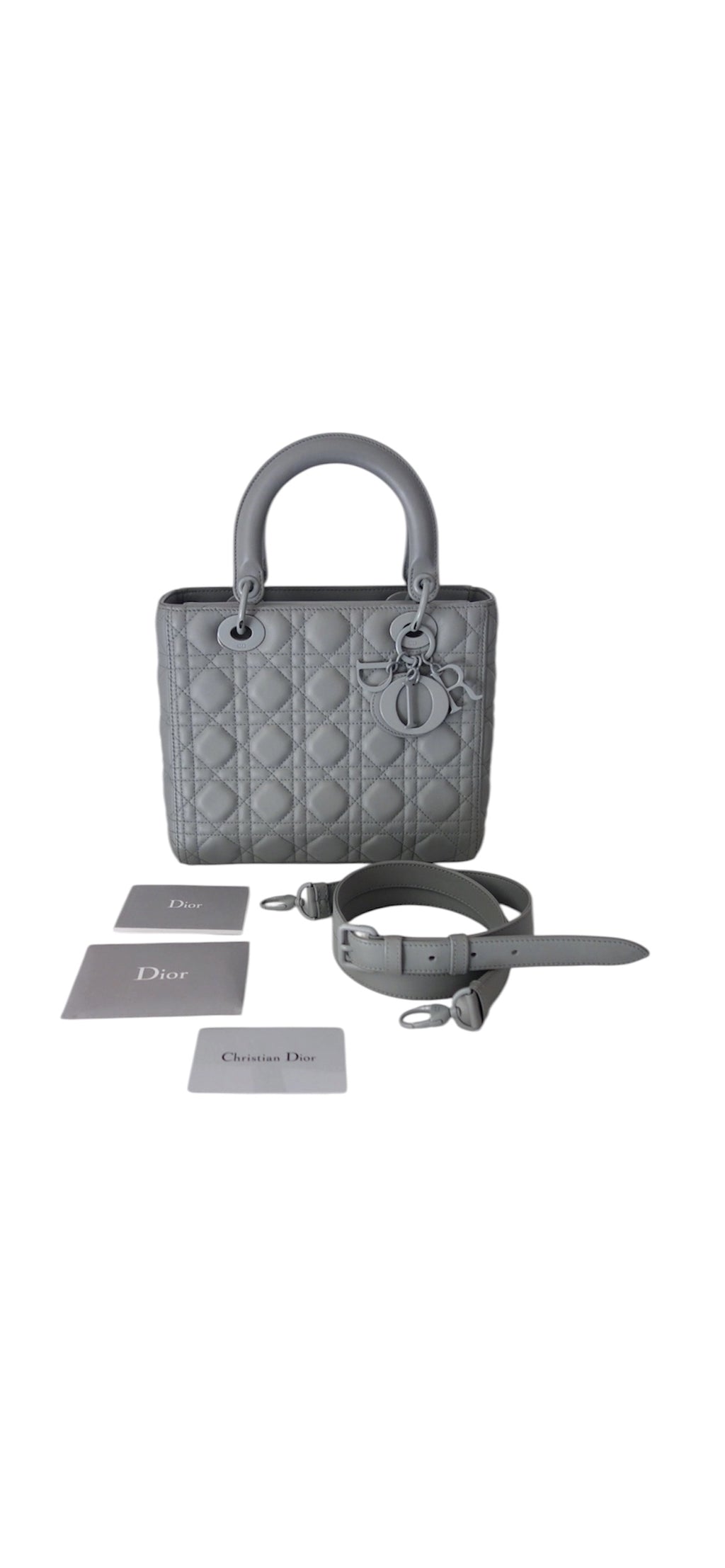 Sac à main en cuir Lady Dior