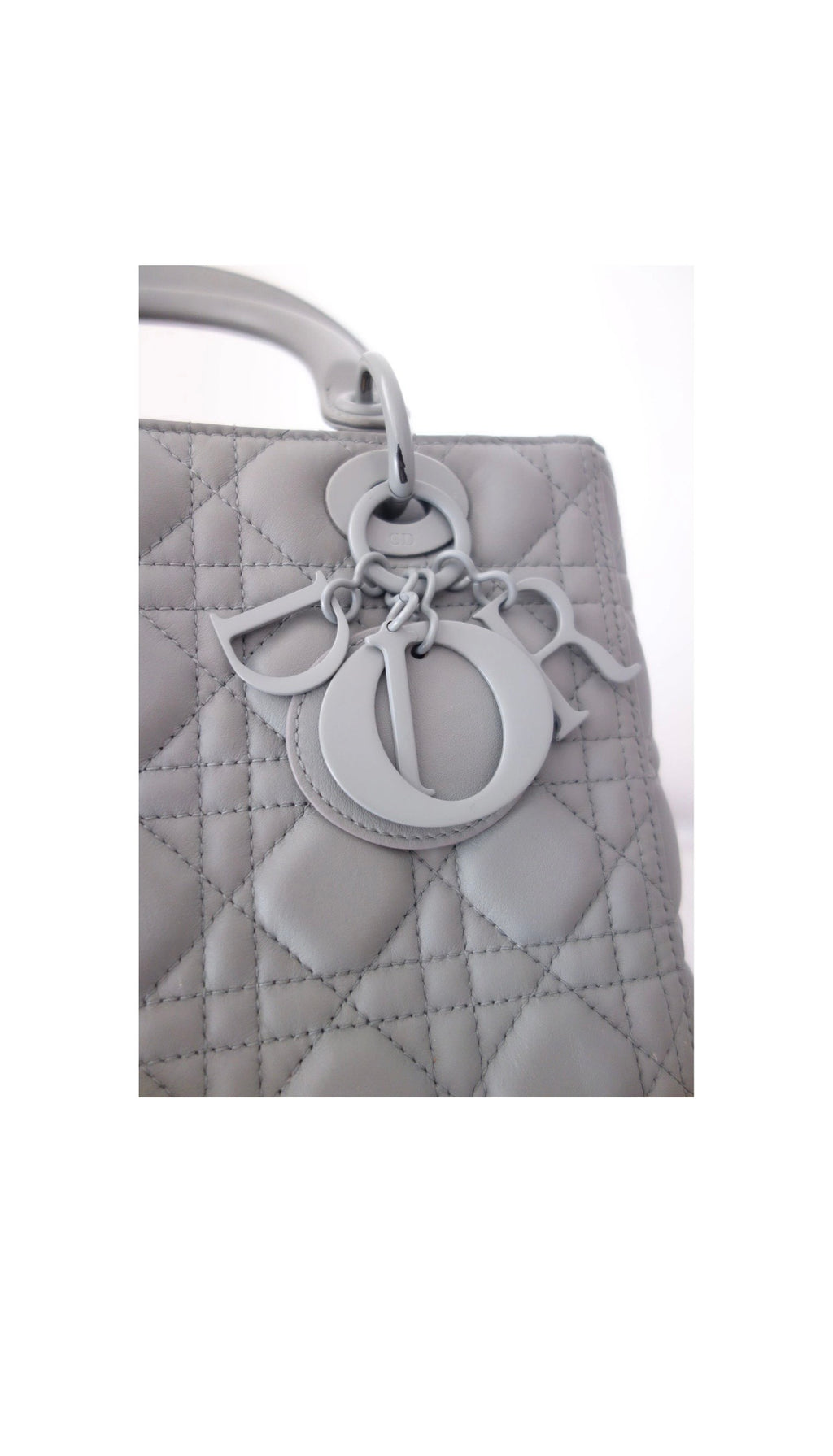 Sac à main en cuir Lady Dior