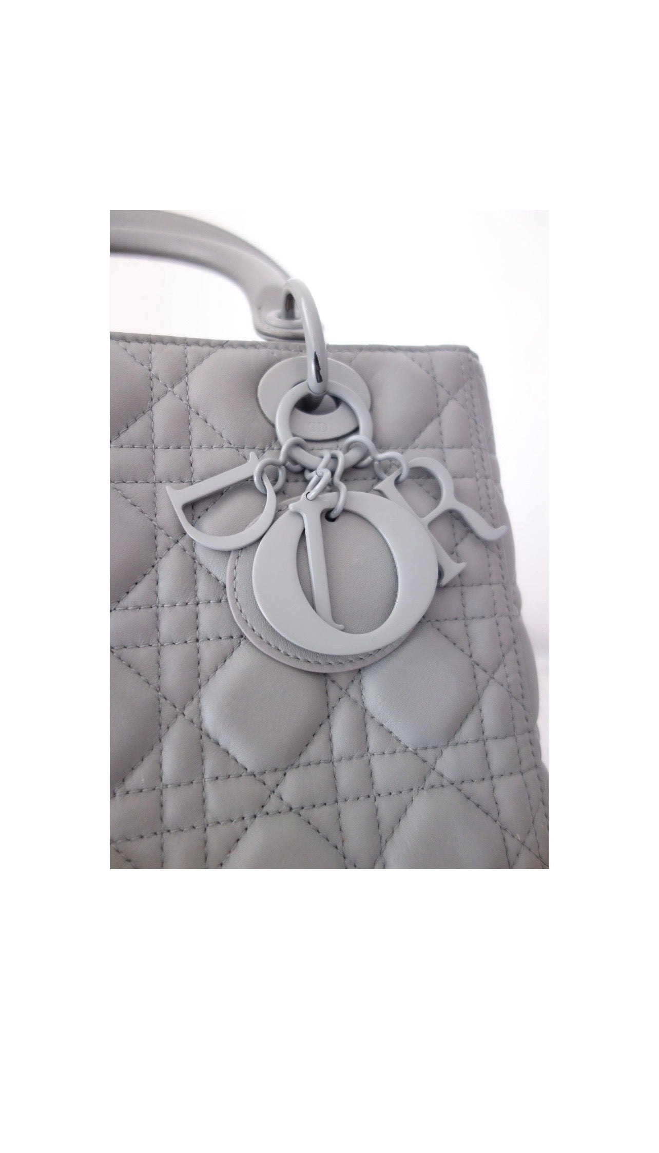 Sac à main en cuir Lady Dior