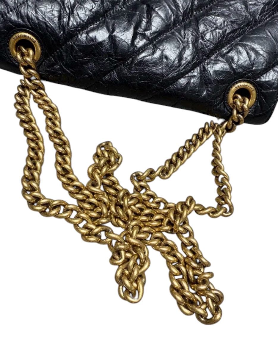 Sac crush noir Balenciaga