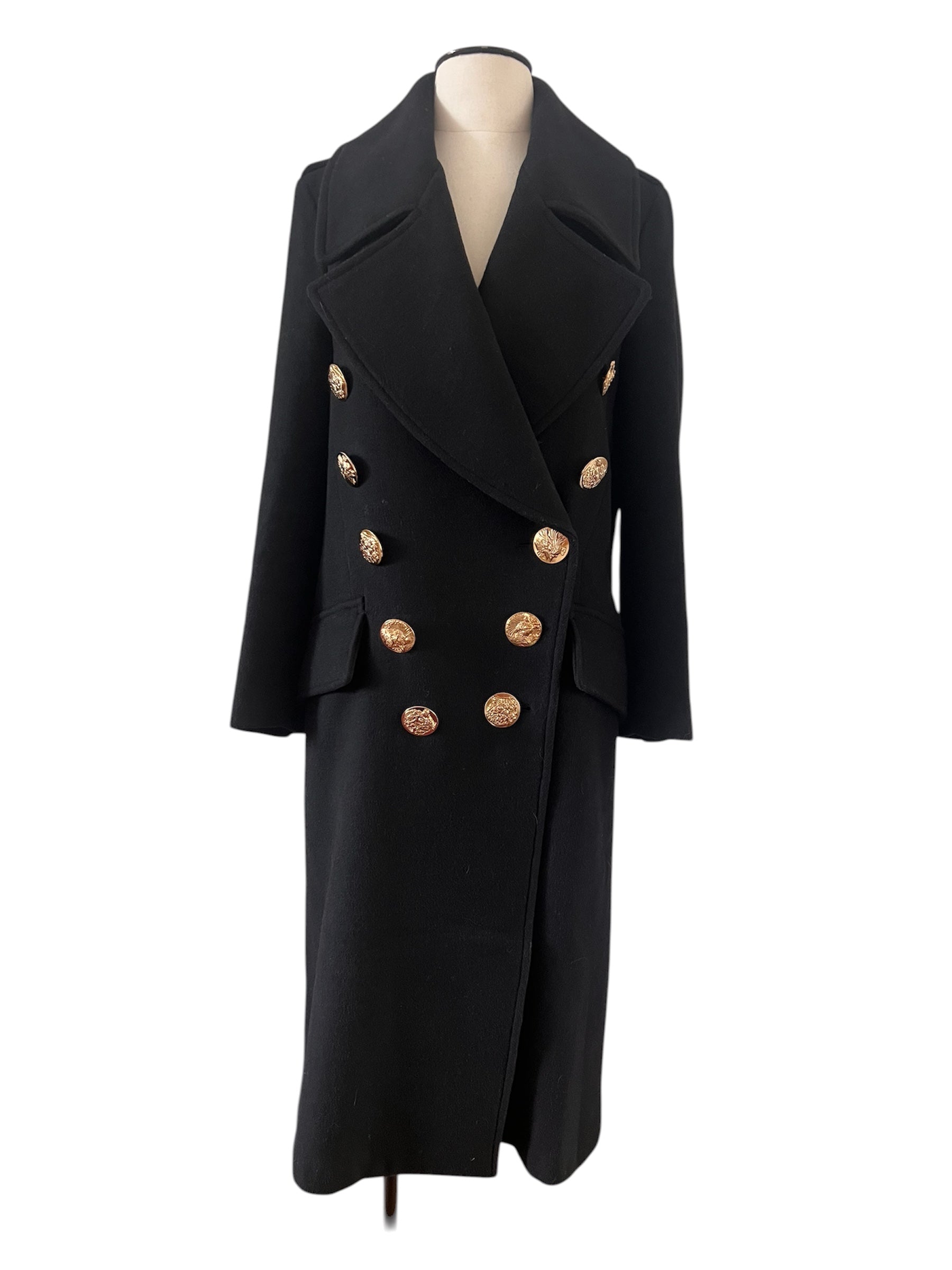 Manteau style militaire en laine Burberry