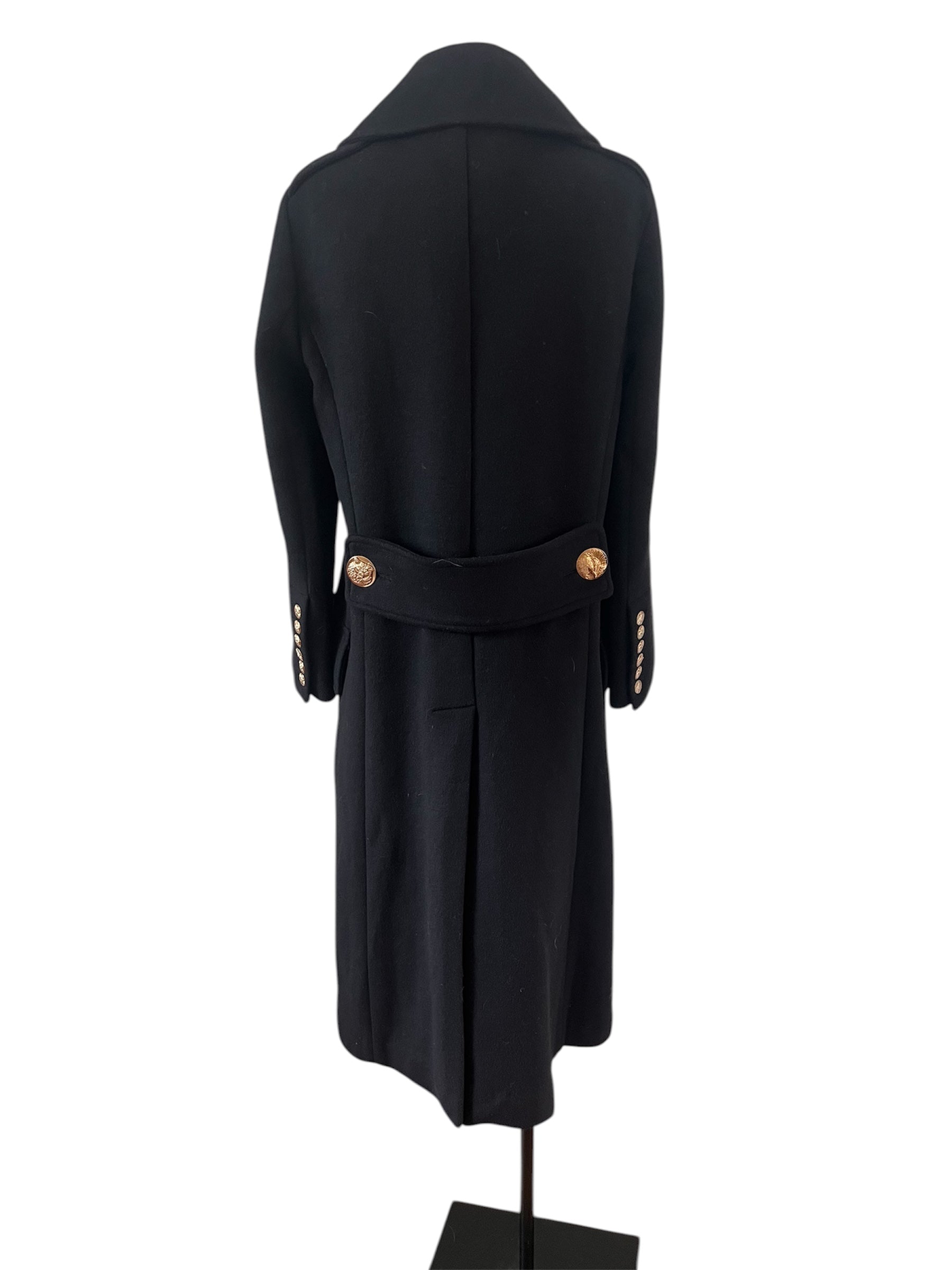 Manteau style militaire en laine Burberry