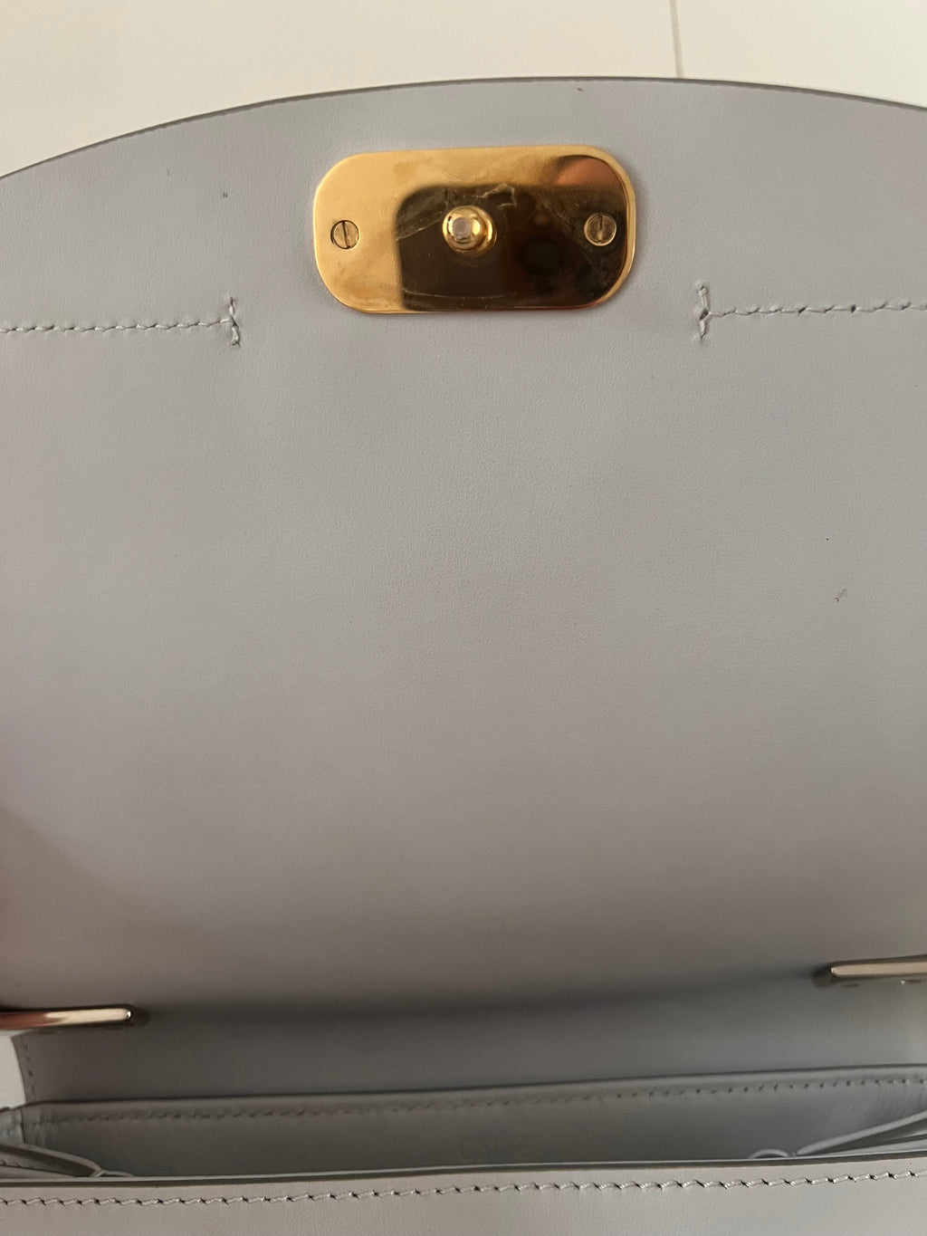Sac en cuir modèle C de Chloé