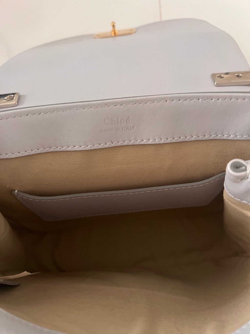 Sac en cuir modèle C de Chloé