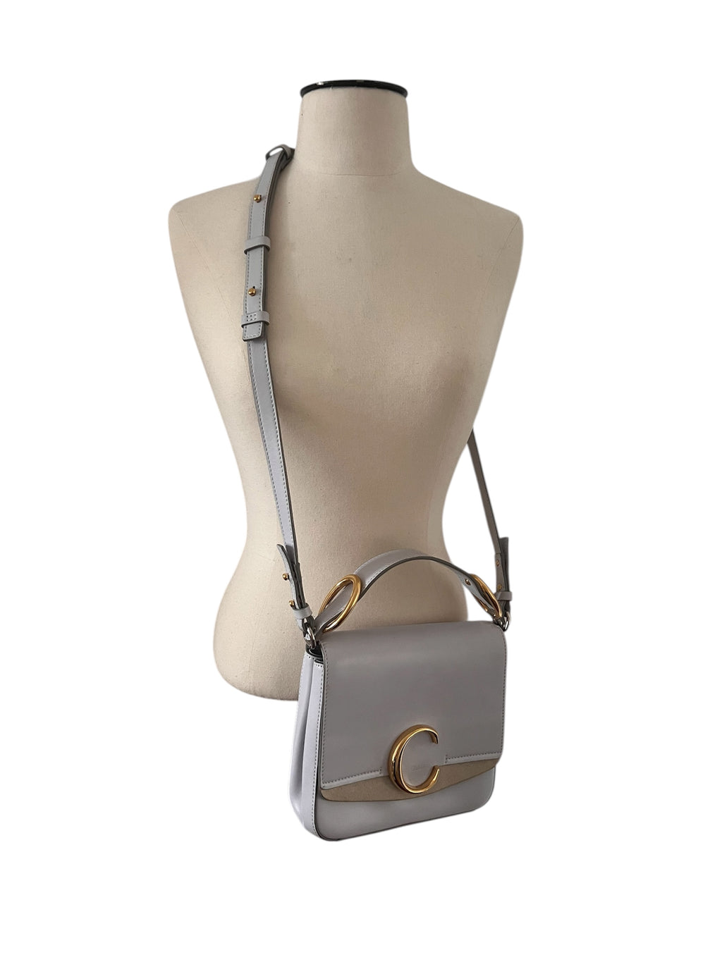 Sac en cuir modèle C de Chloé
