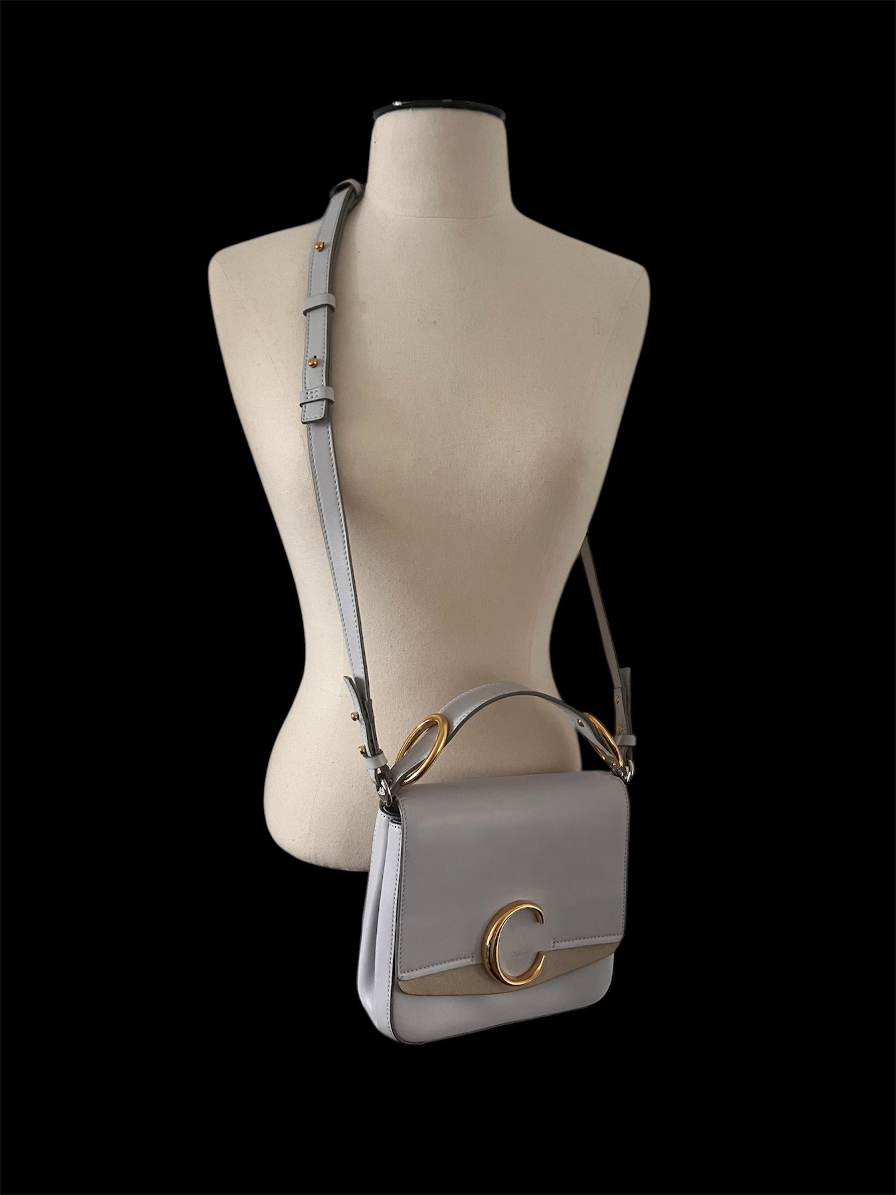 Sac en cuir modèle C de Chloé