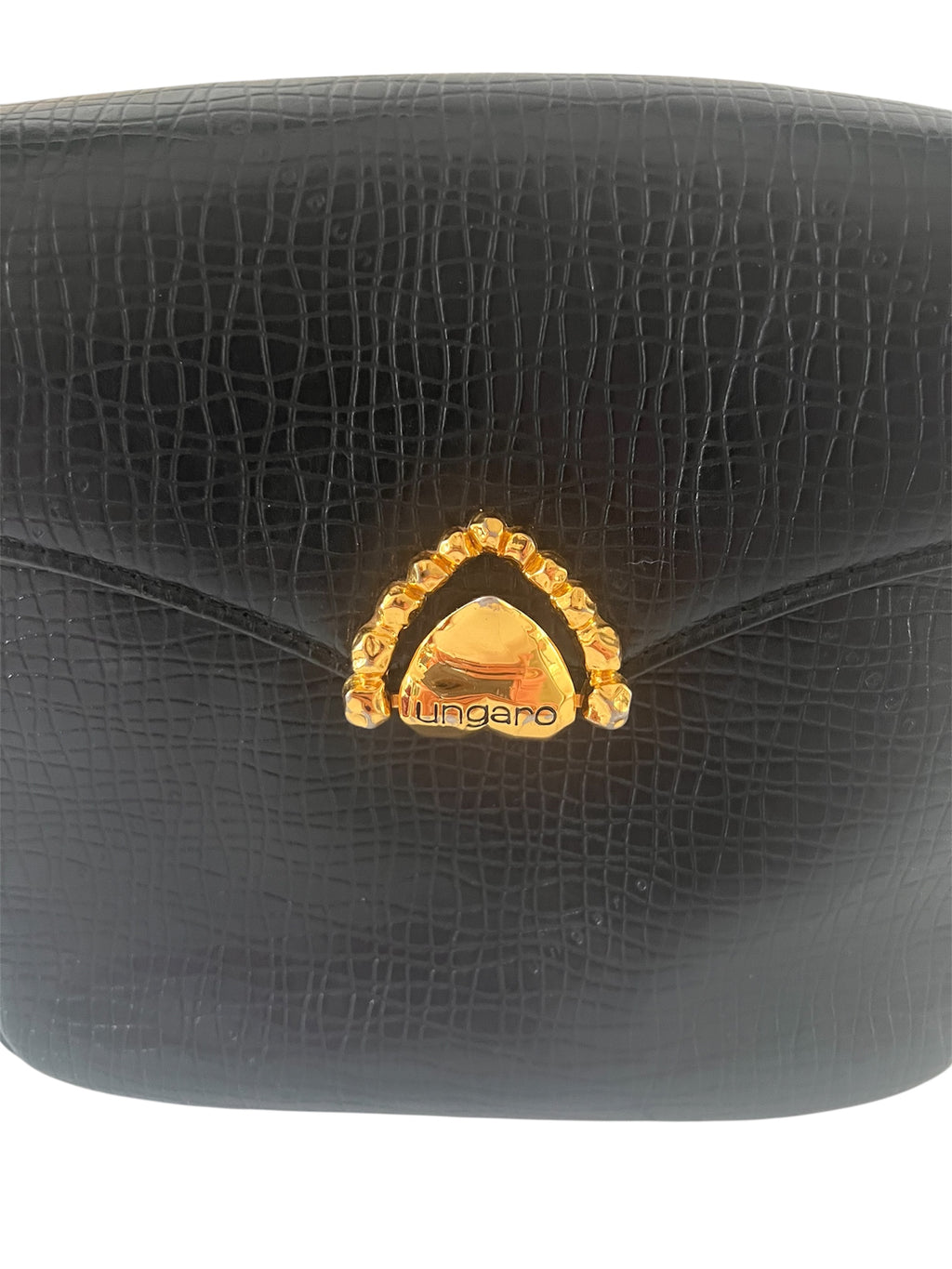 Sac vintage noir Emanuel Ungaro